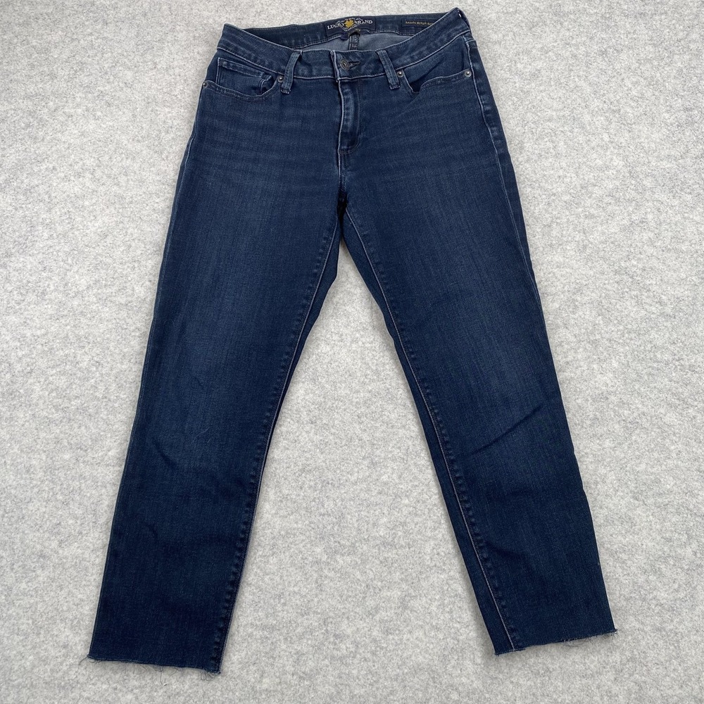 Lucky Brand Sasha Super Skinny Jeans Womens 4 (26x22) Blue Stretch Denim